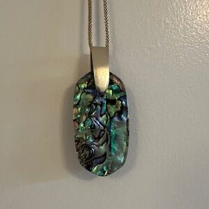 Kendra Scott Iridescent Abalone Necklace